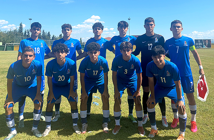 Millimiz (U-17) Türkiyə yığması ilə heç-heçə edib}