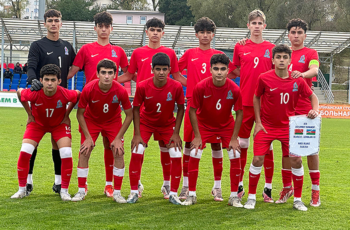 Millimiz (U-15) İnkişaf Turnirində ilk oyununu keçirib}