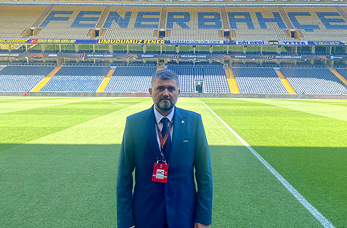 Elchin Mammadov was appointed to officiate the Fenerbahce vs Manchester United match}