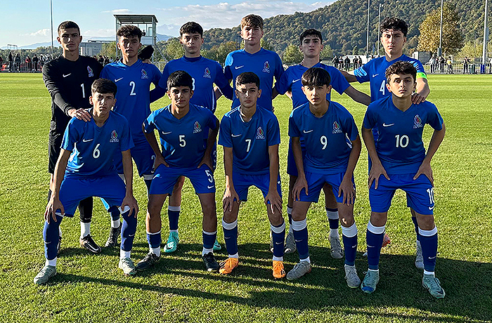 Millimiz (U-15) Türkiyə yığması ilə yoldaşlıq görüşü keçirib}