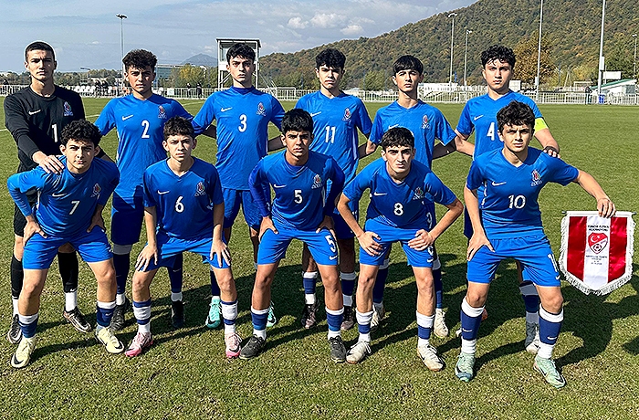 Millimiz (U-15) Türkiyə yığması ilə heç-heçə edib}