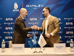 AFFA ilə “Danilov” arasında sponsorluq müqaviləsi imzalanıb (fotolar)